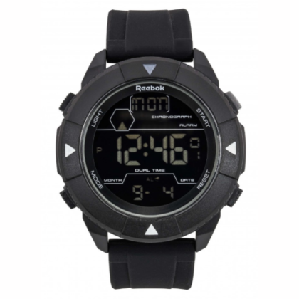 Reebok RV-BLZ-G9-PBPB-BW Black PU With SS Buckle Digital Men Watch
